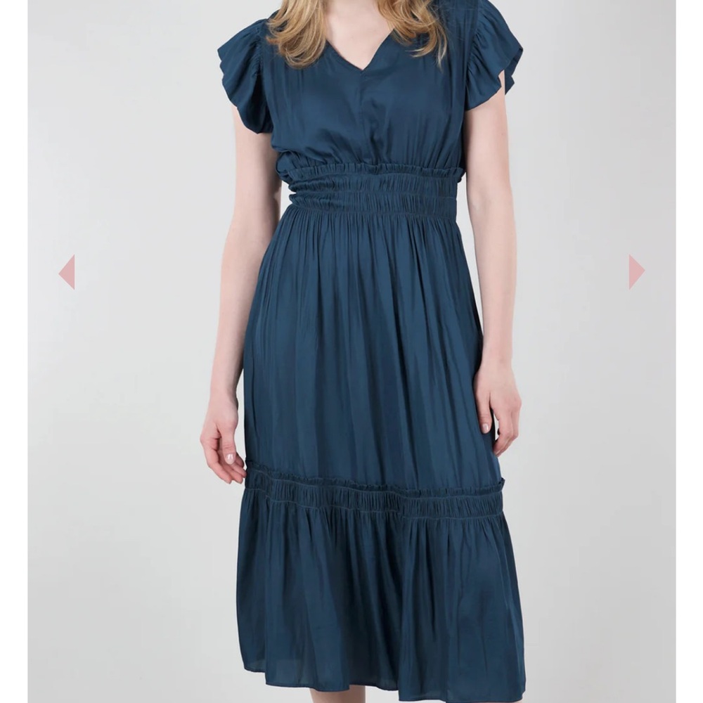 Navy Blue midi dress